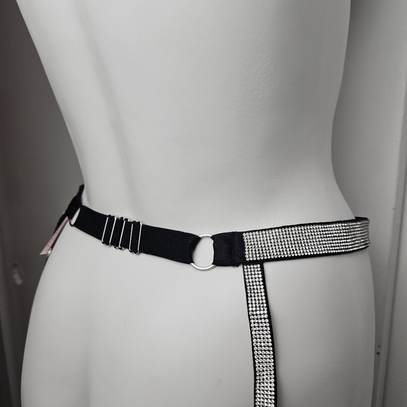 Victorias secret very sexy collection garter rhinestone - Picture 8 of 10